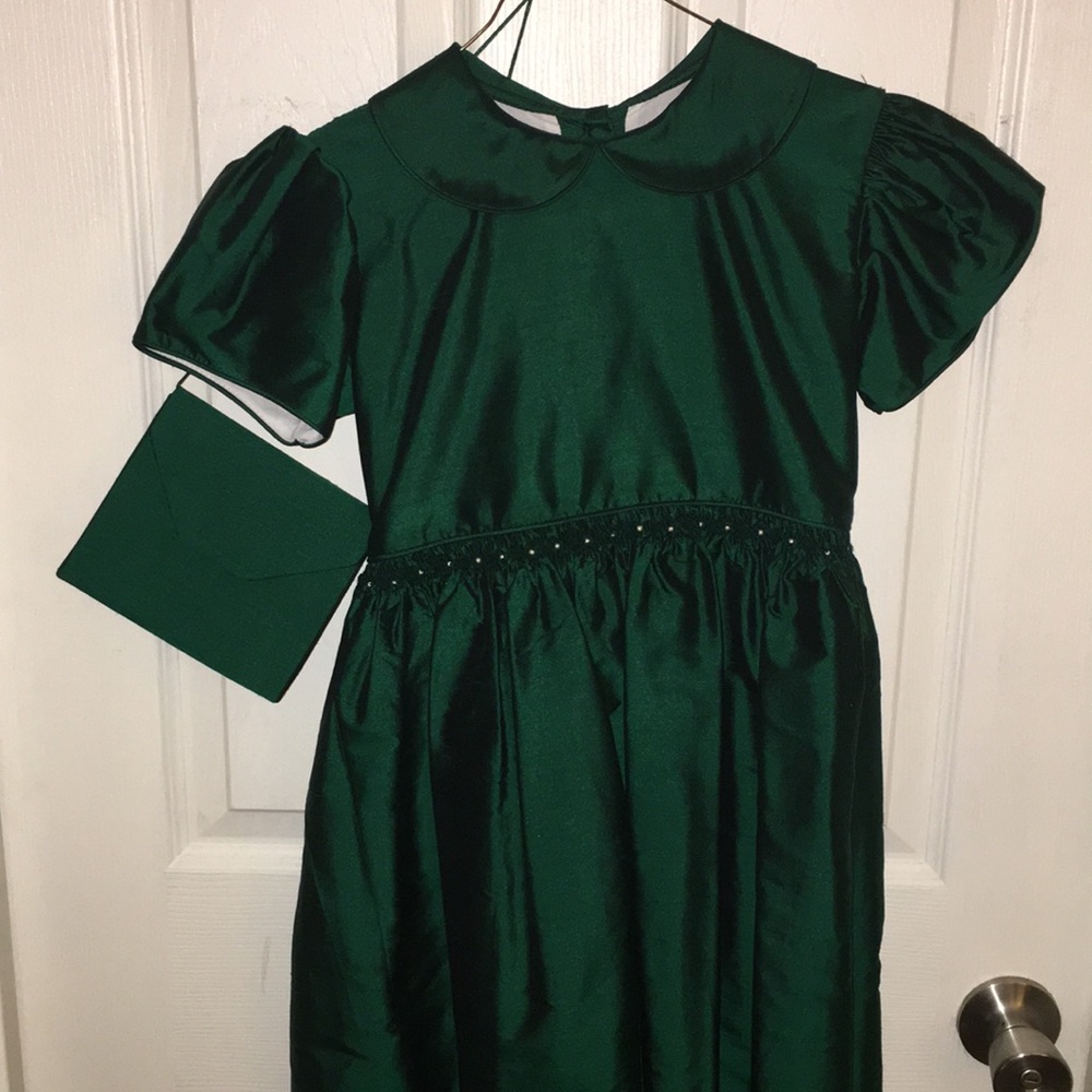 Girls’ silk dress